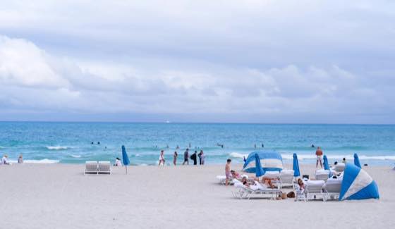 Original ACTUORA photograph of a Miami beach